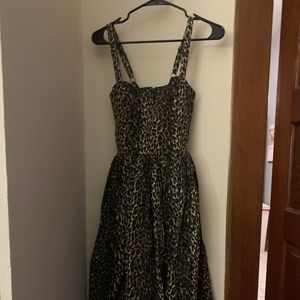 Leopard print dress
